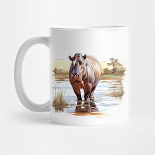 River Hippopotamus Mug